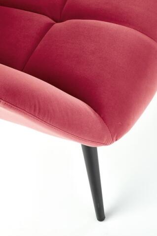 Кресло HALMAR TYRION бордовый/черный