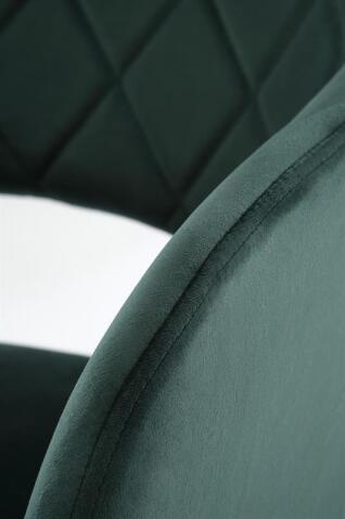 Стул HALMAR K535 зеленый/черный, поворотный