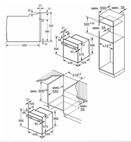 Духовой шкаф электрический MAUNFELD EOEM519B