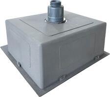 Кухонная мойка из нержавеющей стали GRANFEST METAL 5045 PVD графит