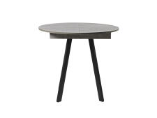 Стол ВВР Элип Камень светлый/черный профиль, ЛДСП