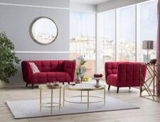 Стол журнальный SIGNAL MYSTIC B черный/золотой мат, 82/40