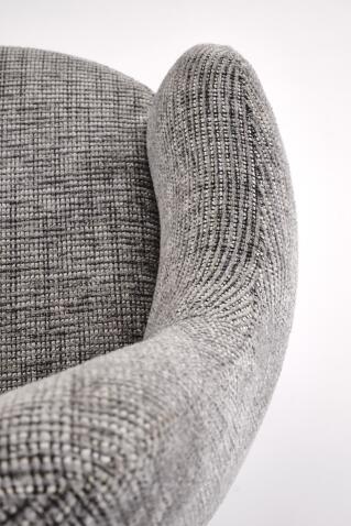 Стул HALMAR K564 серый/черный, поворотный