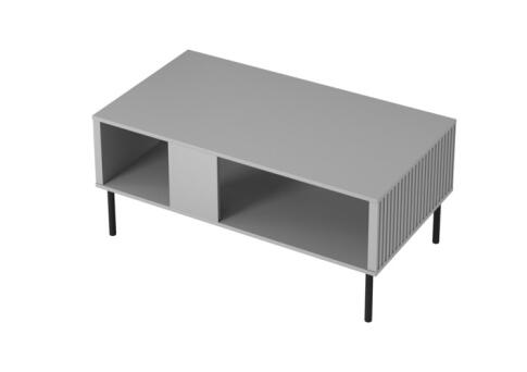 Стол журнальный HALMAR ASENSIO LAW-1 светло-серый/черный