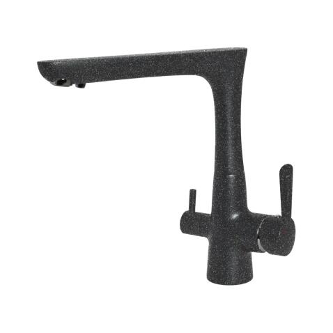 Смеситель для кухни GRANFEST 3223 графит