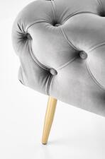 Скамья HALMAR ATHENA серый/золотой