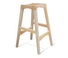 Стул полубарный Sheffilton SHT-ST35/S65-1 тростниковый сахар/прозрачный лак