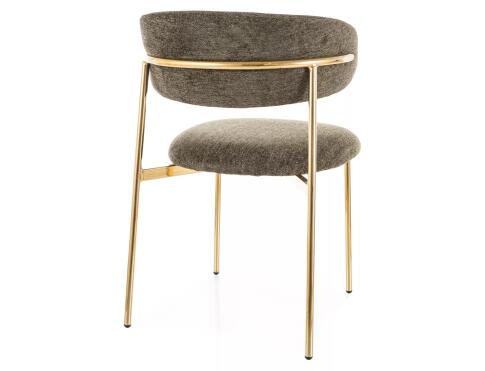 Стул SIGNAL ELTON Raven 78 оливковый/золотой