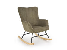Кресло-качалка HALMAR BELMIRO оливковый