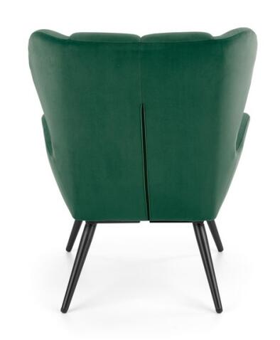 Кресло HALMAR TYRION темно-зеленый/черный