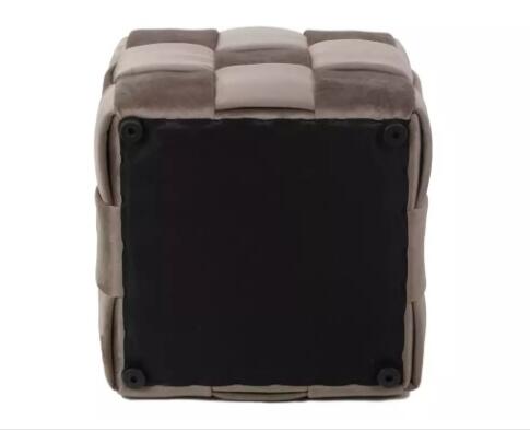 Пуф SIGNAL CASEL Velvet темно-бежевый