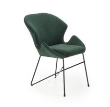 Стул HALMAR K458 темно-зеленый/черный