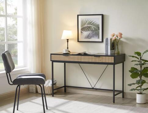 Стол компьютерный SIGNAL MAGO B1 дуб/черный мат