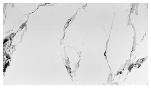 Стол обеденный HALMAR FELIX белый мрамор/черный 141-201/81