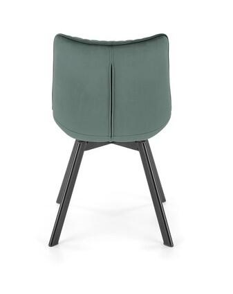 Стул HALMAR K520 темно-зеленый/черный, поворотный