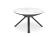 Стол обеденный HALMAR VERTIGO белый мрамор/черный 130-180/130
