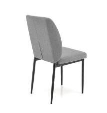 Комплект HALMAR JASPER (стол + 4 стула) серый/черный