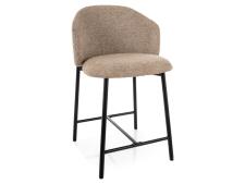 Стул барный SIGNAL OSAKA H-2 t.253 бежевый/черный