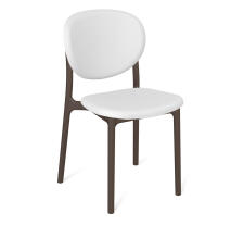 Стул Sheffilton SHT-S180 белый/коричневый