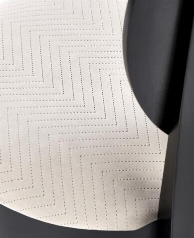 Стул HALMAR VELO черный/бежевый