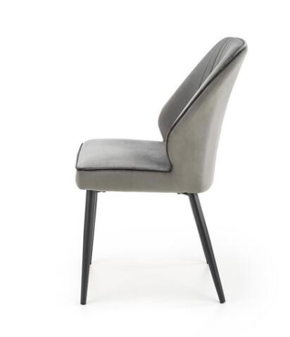 Стул HALMAR K432 серый/черный