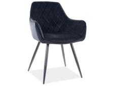 Стул SIGNAL LINEA Velvet Bluvel 19 черный/черный Стул SIGNAL LINEA Velvet Bluvel 19 черный/черный