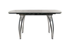 Стол ВВР Раздвижной пластиковый Каспий серый/Паук, 110-150/70