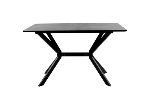 Стол ВВР Миллер камень темный/черный №7, ЛДСП 120-160/80