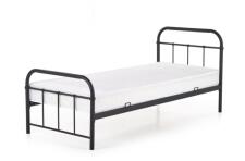 Кровать HALMAR LINDA черный, 90/200