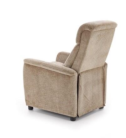 Кресло HALMAR JORDAN раскладное, бежевый/черный