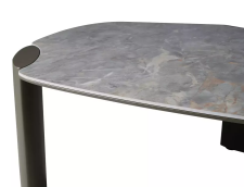 Стол журнальный SIGNAL ADORO A Ceramic серый Grigio/медный 118/75