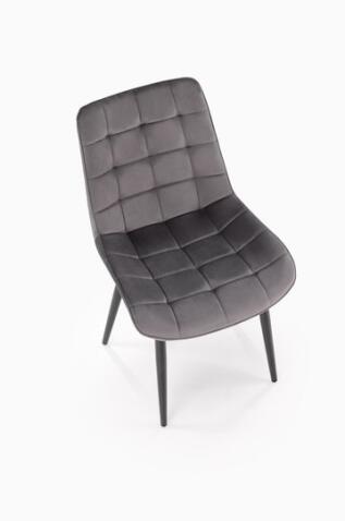 Стул HALMAR K580 серый/черный