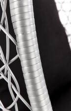 Кресло HALMAR EGGY серый/черный