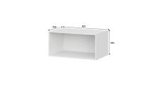 Шкаф NN Мебель ШК 5 (800) Антресоль Белый текстурный