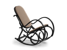 Кресло-качалка HALMAR MAX BIS PLUS коричневый/венге