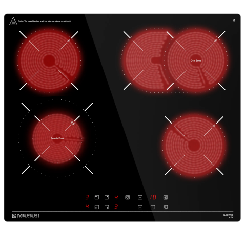Варочная панель электрическая MEFERI MEH604BK ULTRA