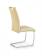 Стул HALMAR K211 бежевый/хром