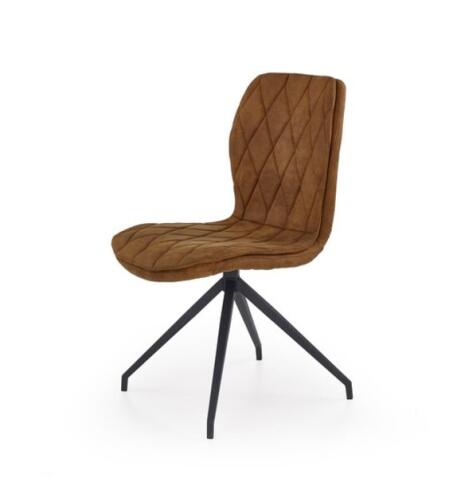 Стул HALMAR K237 коричневый/черный