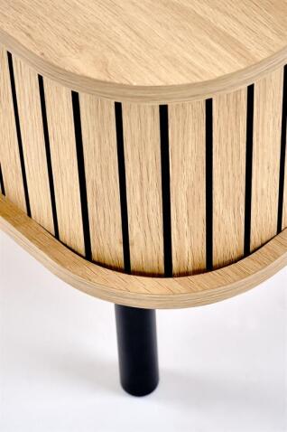 Стол журнальный HALMAR ANGELINA натуральный/черный