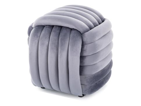 Пуф SIGNAL BRUNI Velvet серый