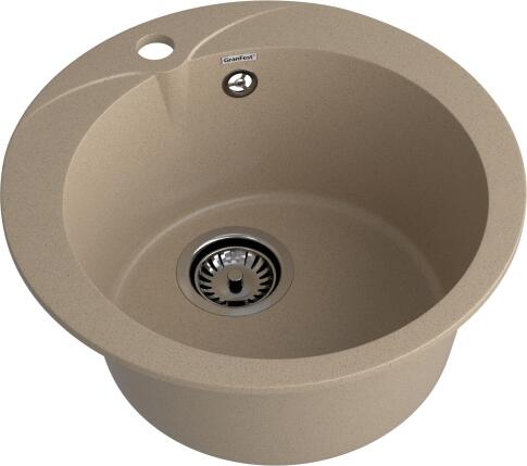 Кухонная мойка GRANFEST RONDO R-480 песочный