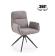 Стул HALMAR K574 серый/черный, поворотный