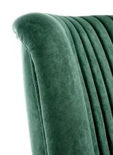 Кресло HALMAR DELGADO темно-зеленый/черный