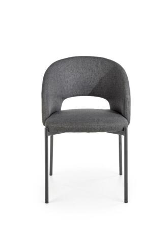 Стул HALMAR K373 серый/черный