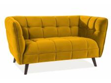 Диван SIGNAL CASTELLO 2 Velvet Bluvel 68 карри/венге