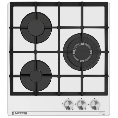 Варочная панель газовая MEFERI MGH453WH GLASS POWER