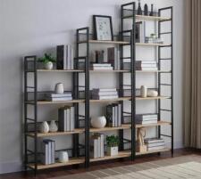 Стеллаж SIGNAL RAW R4 дуб/черный