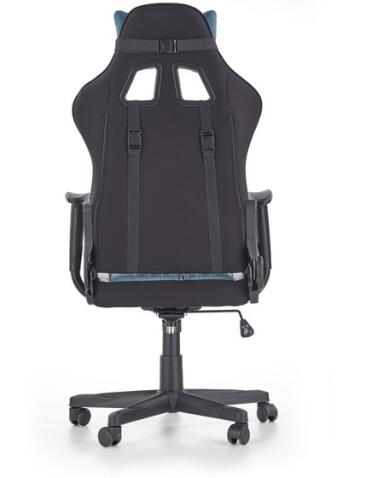 Кресло компьютерное HALMAR CAYMAN светло-серый/бирюзовый