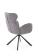 Стул HALMAR K571 серый/черный, поворотный