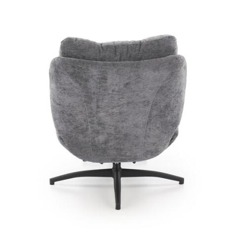 Комплект HALMAR PESTO (кресло+подставка для ног) серый